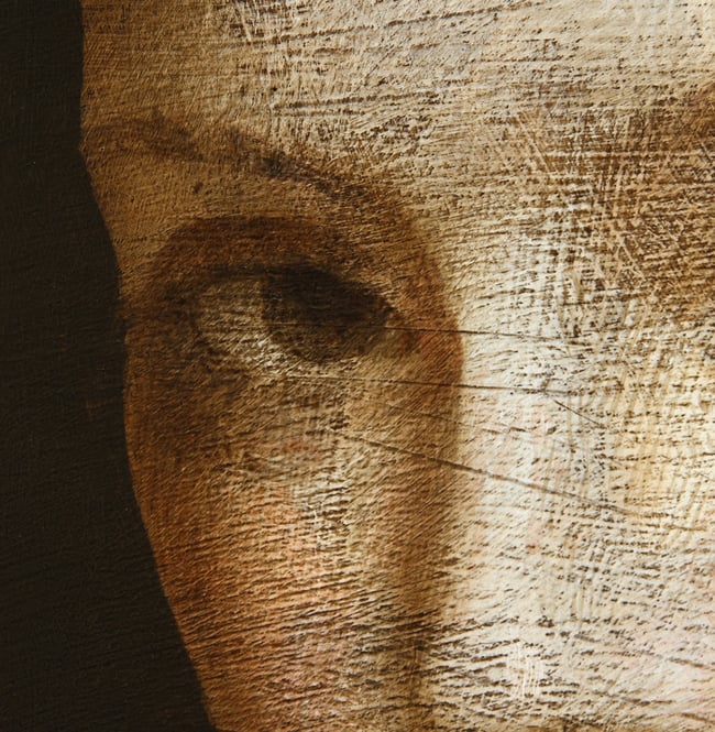 Young Lady In Half Profile 