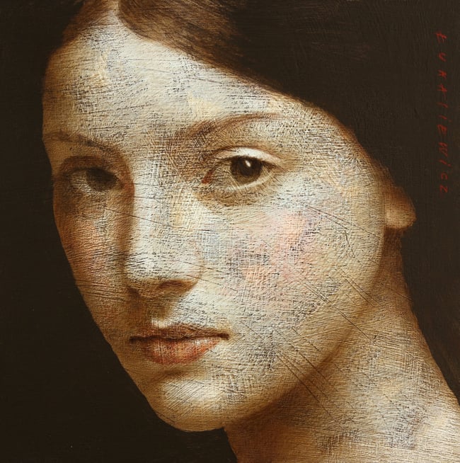 Young Lady In Half Profile 