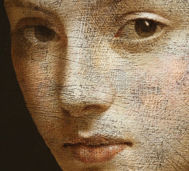 Young Lady In Half Profile 