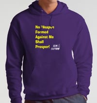 Image 4 of GOD LIVES IN ME CLOTHING NO WEAPON FORMED HOODIE'S!