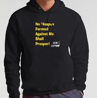 Image 3 of GOD LIVES IN ME CLOTHING NO WEAPON FORMED HOODIE'S!