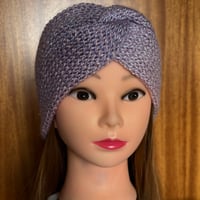 Image 2 of Purple/Pink Gradient Adult Ear Warmer - Limited Edition