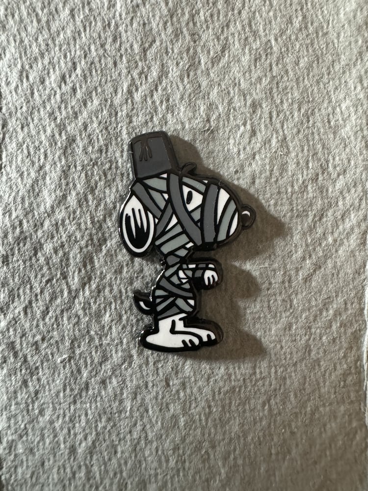 Image of B&W The Mummy - Pin