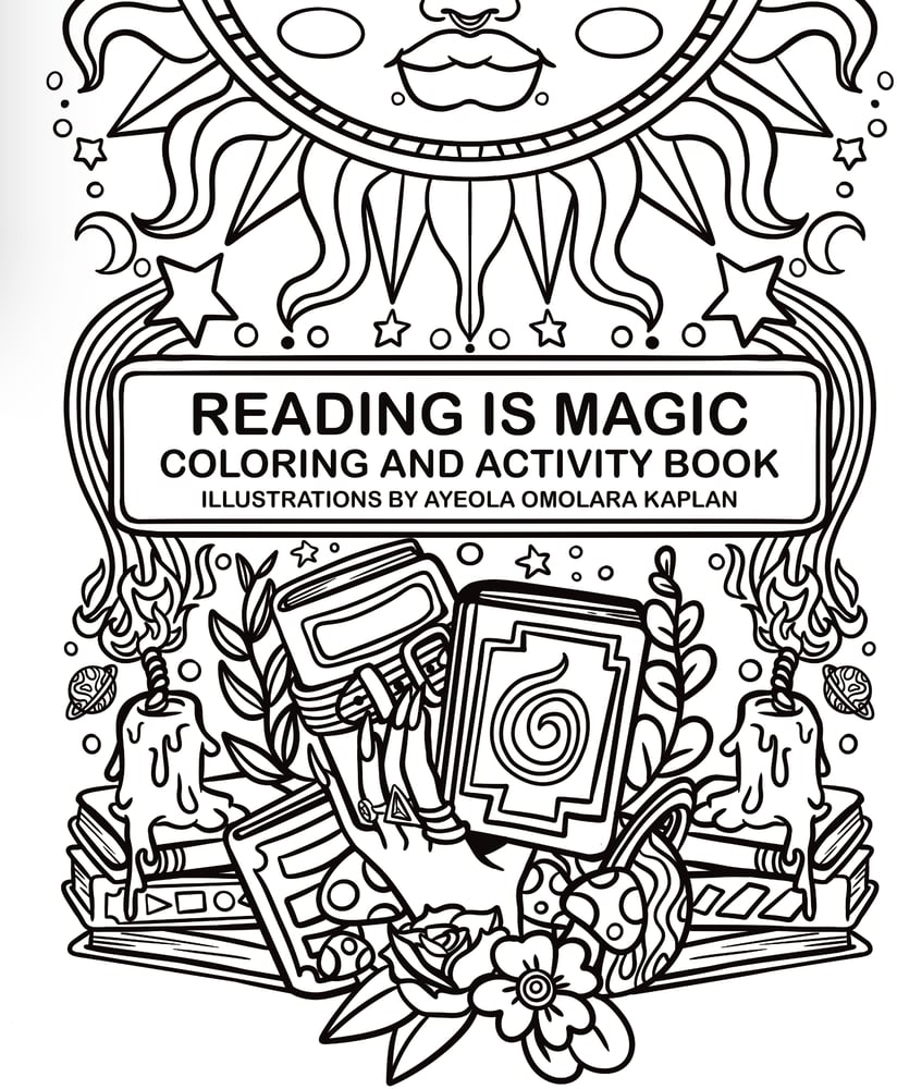 Image of Coloring and Activity Book: Reading is Magic