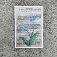 "Blue Cosmos" Book Page Print