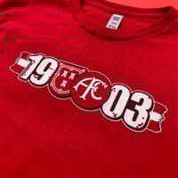 Image 2 of 1903 Scroll Badge T-Shirt (Red)