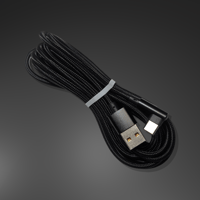 Image 2 of USB-C Braided Cable (90° USB-C To USB-A )