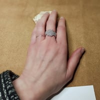 Image 3 of Chevalière femme Argent massif "Abi"