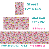 Image 3 of Halloween Printed Pebbled Faux Leather Sheets Pack