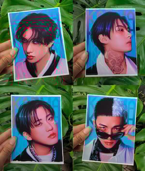 "KARMA" Hyung Line Individual Small Art Prints 4.25 x 5.5