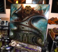 Image 3 of Source Chamber, oil painting on wood panel