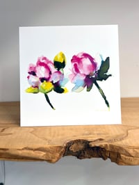 'Lotus Buds' Greeting Card