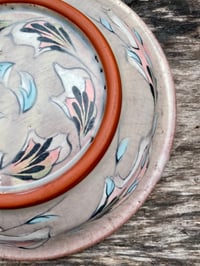 Image 6 of Dinner Plate with Pink Leaves