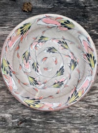 Image 1 of Dinner Plate with Orange Vine