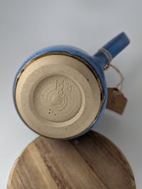 Image 3 of Eye Opener Mug — Bottomless Blue -- The Mason Made Collection