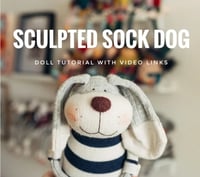 Image 2 of Original Sculpted Sock Doll Tutorial - Video Tutorial and PDF ONLY