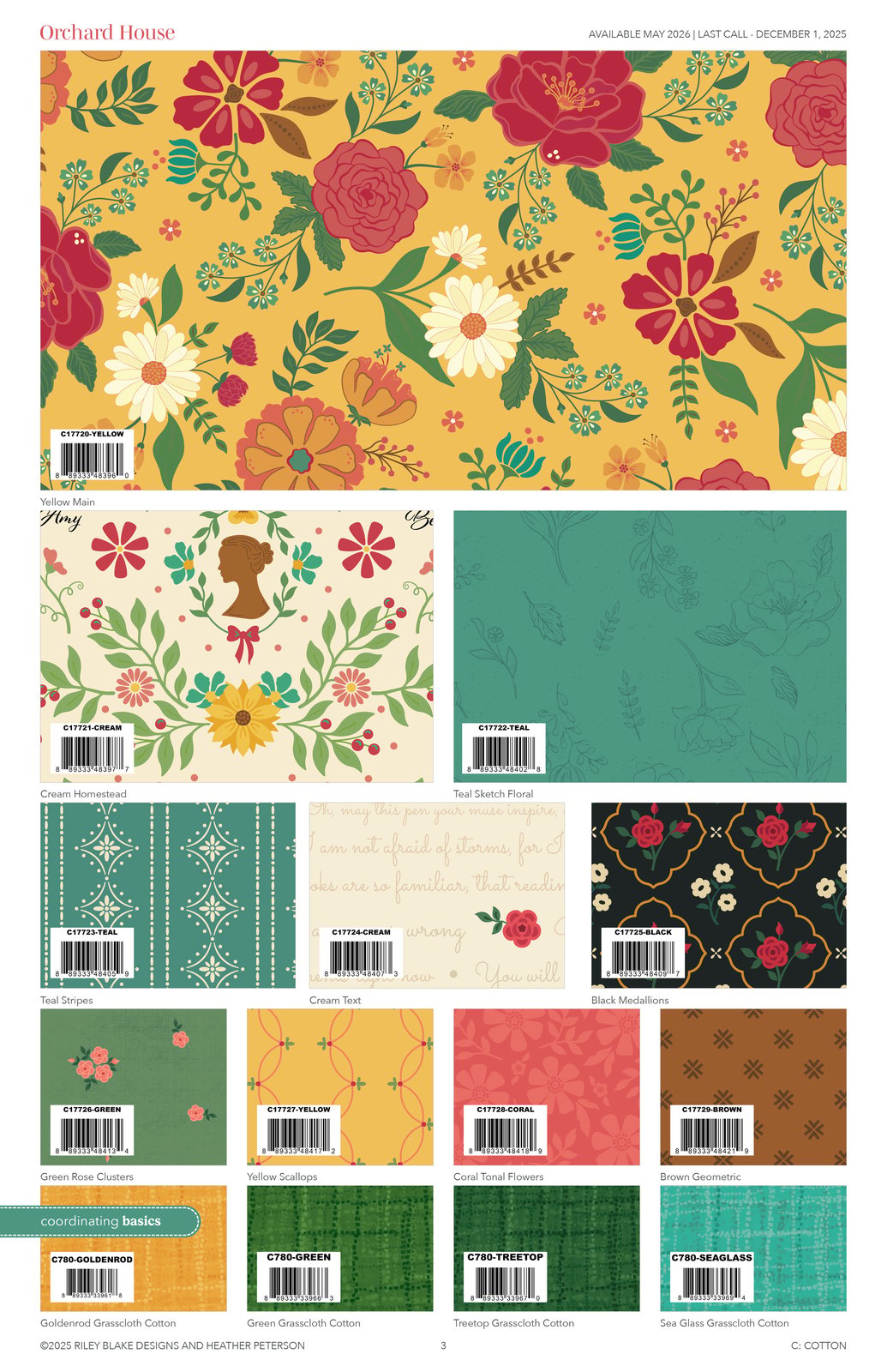 Orchard House Half Yard Bundle PREORDER | Anka's Treasures Orchard House Half Yard Bundle PREORDER | Anka's Treasures