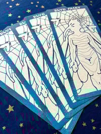 Image 1 of Blue Fairy Riso Print
