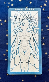 Image 2 of Blue Fairy Riso Print