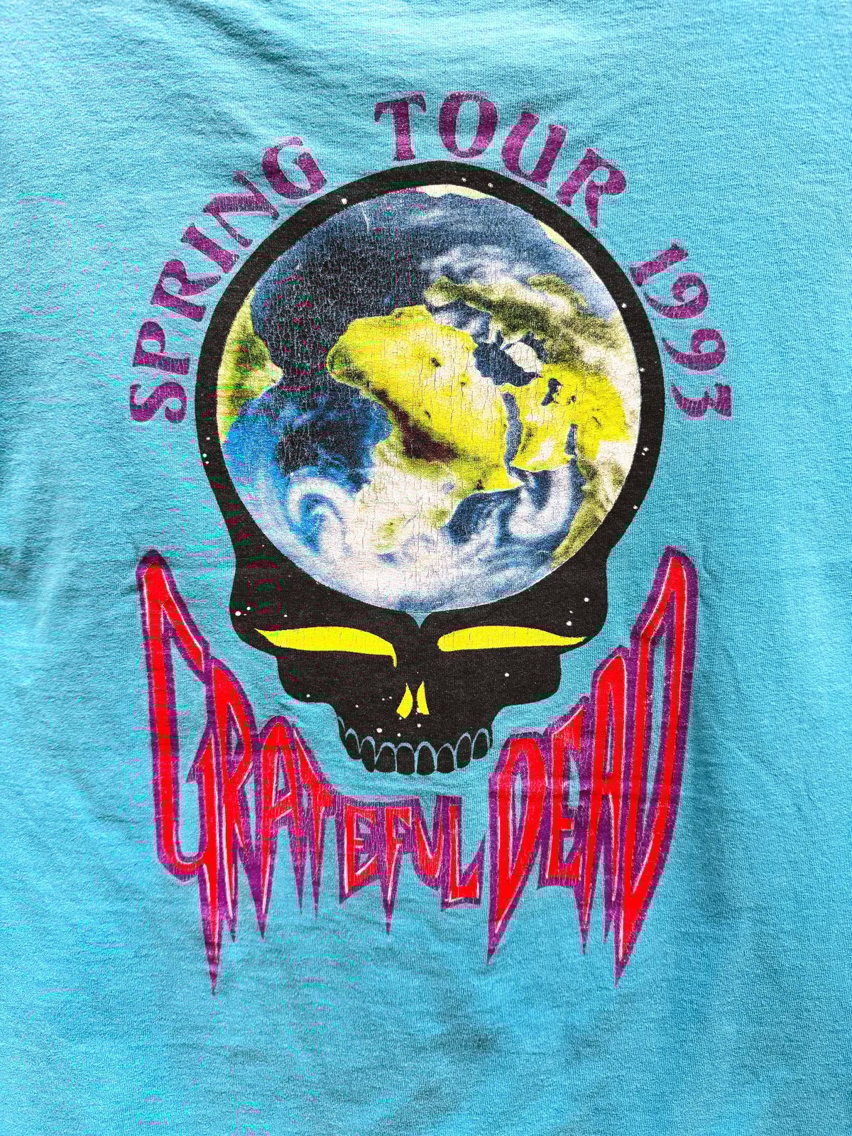 Grateful Dead 1993 Spring Tour 'Rainforest' T-Shirt - Size L