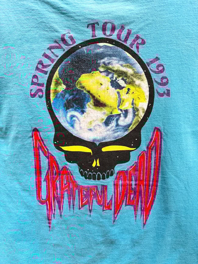 Grateful Dead 1993 Spring Tour 'Rainforest' T-Shirt - Size L/XL