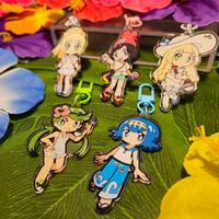 Image 5 of (PRE-ORDER) Alola Girls Acrylic Keychains