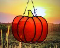 Image 4 of Stained Glass Pumpkin