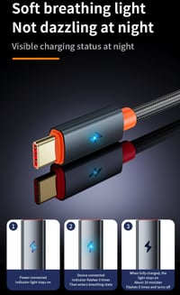 Image 6 of DxB Type C Fast Charger Cable (Intelligent automatic power off system)