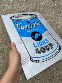 Sports print on wood