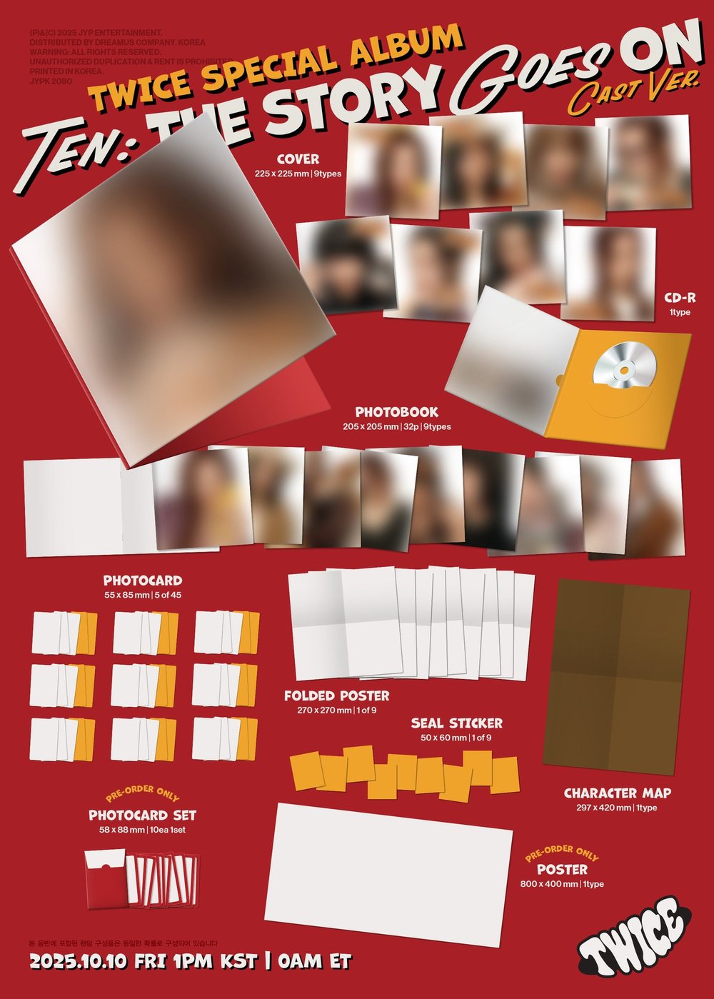 Image of [PRE-ORDER] Twice Special Album Ten: The Story Goes On (Cast Ver.)