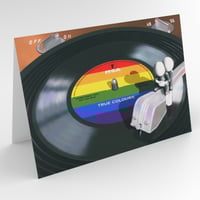 Image 1 of True Colours LGBTQ Art Card