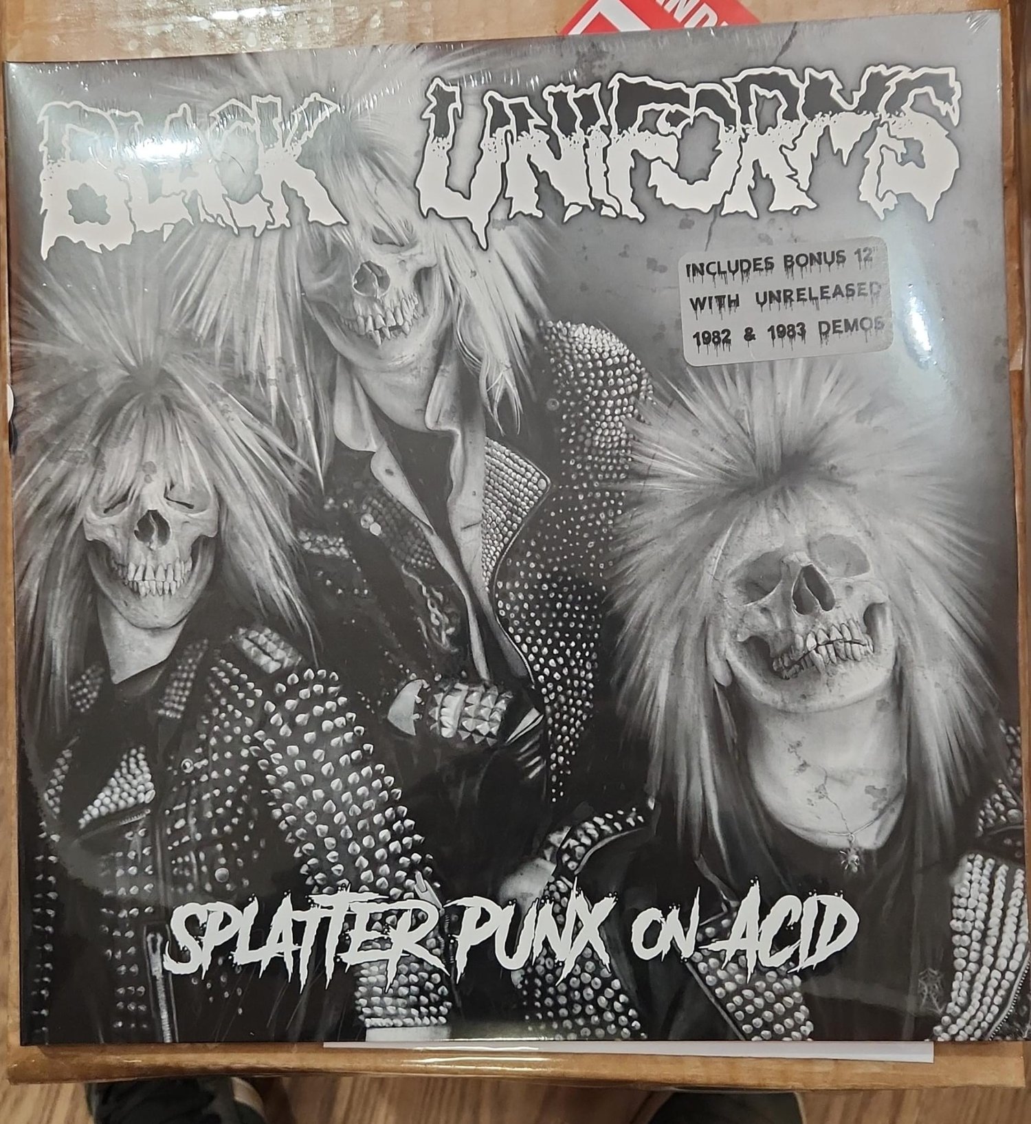 Image of Black Uniforms - "Splatter Punx On Acid + ’82-83 Demos" 2xLp