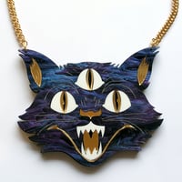 Image 2 of Three Eyed Cat Necklace Workshop