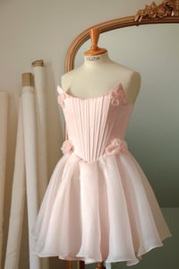 Image 1 of Cherry Blossom Corset Dress