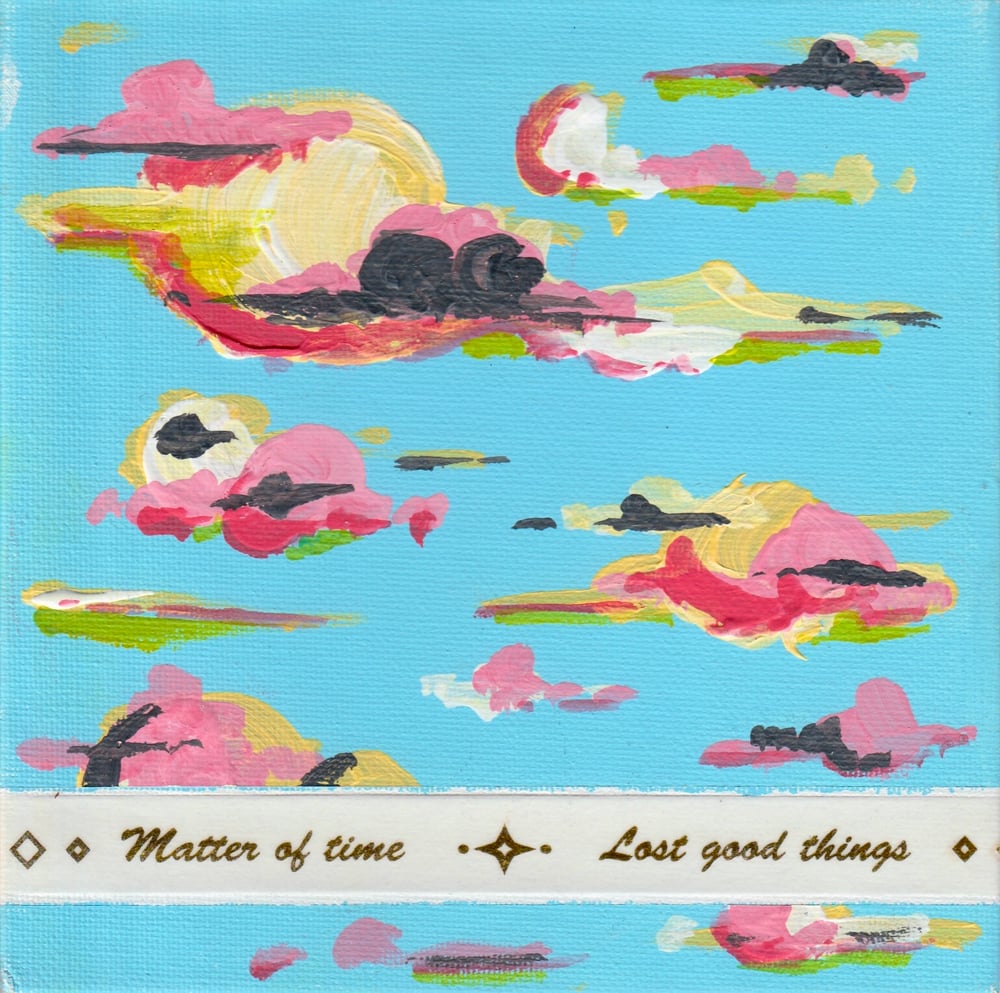 Image of "Matter of Time" Cloud Painting