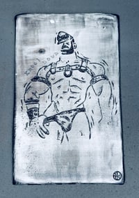 Sir - original etched tile