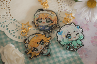 Image 3 of Maid Vtuber - Acrylic Charm 2.5 inch