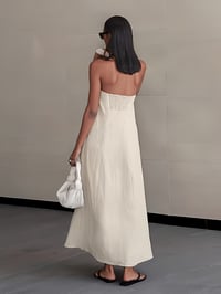 Image 2 of She Floats Linen Wrap Dress