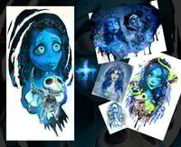 Limited Edition "Corpse Bride" Holographic Print Pack
