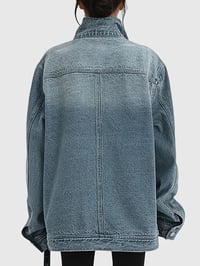 Image 4 of Confidence Loose Fit Jean Jacket 