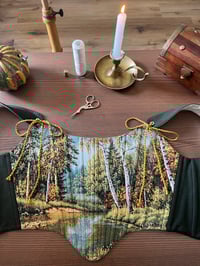 Image 4 of Golden Forest Tapestry Corset