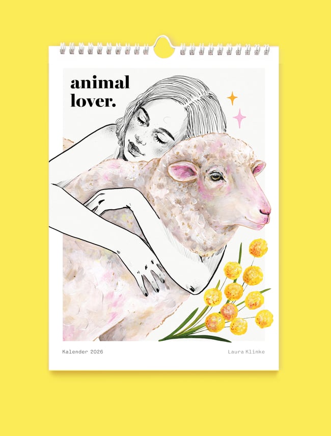 VORBESTELLUNG – A4  Vegan Wandkalender 2026