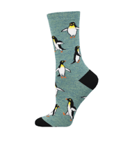 Image 1 of Penguin Personality Bamboo Crew Socks