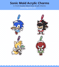 SonicMaid - Acrylic Charm 2.5 inch