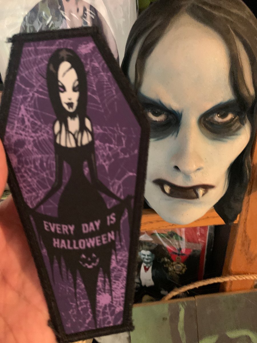 Image of NEW! Every day is Halloween  - COFFIN PATCH - 7 left 