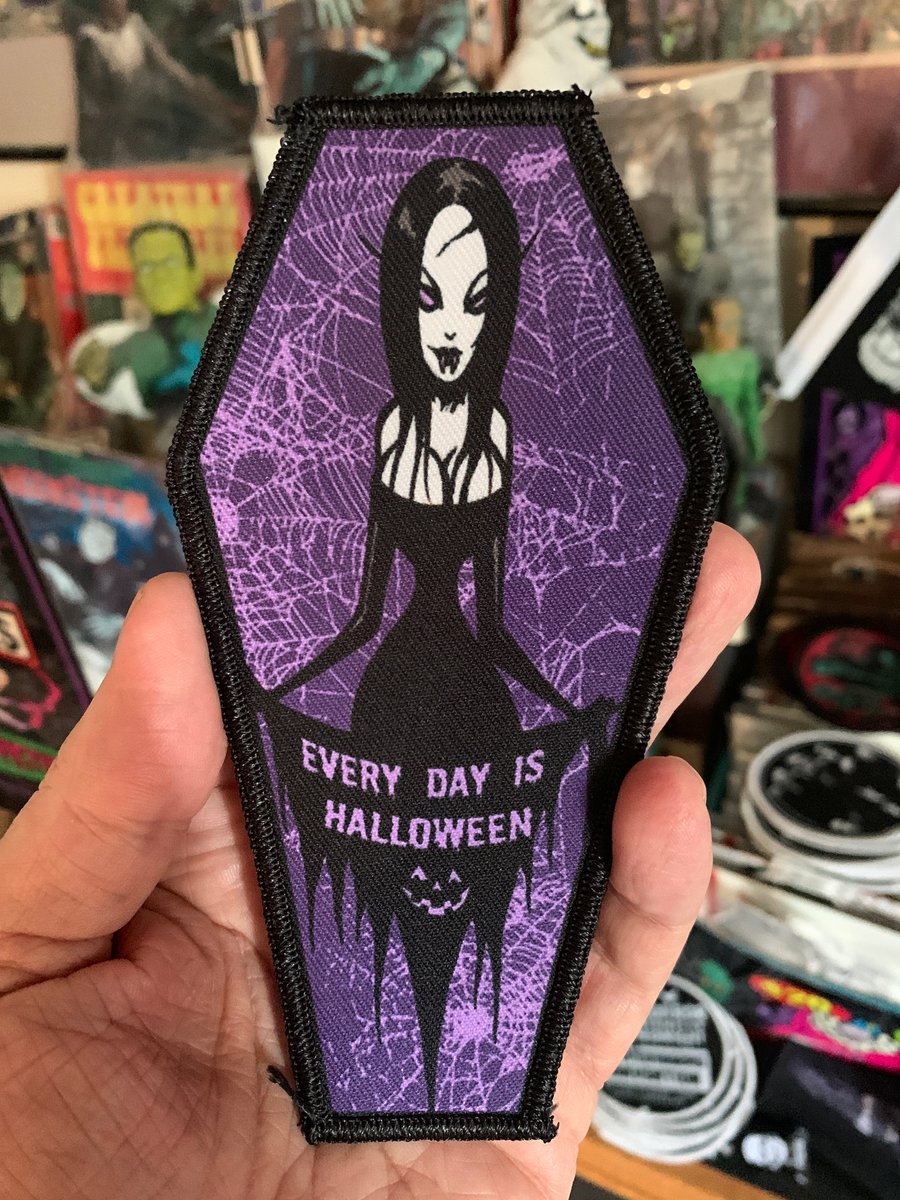 Image of NEW! Every day is Halloween  - COFFIN PATCH - 7 left 