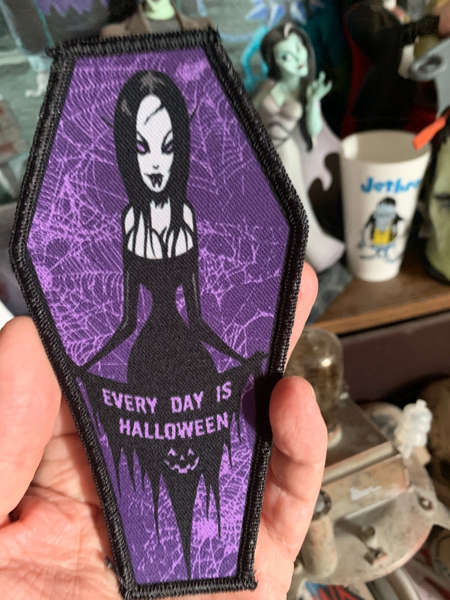 Image of NEW! Every day is Halloween  - COFFIN PATCH - 7 left 