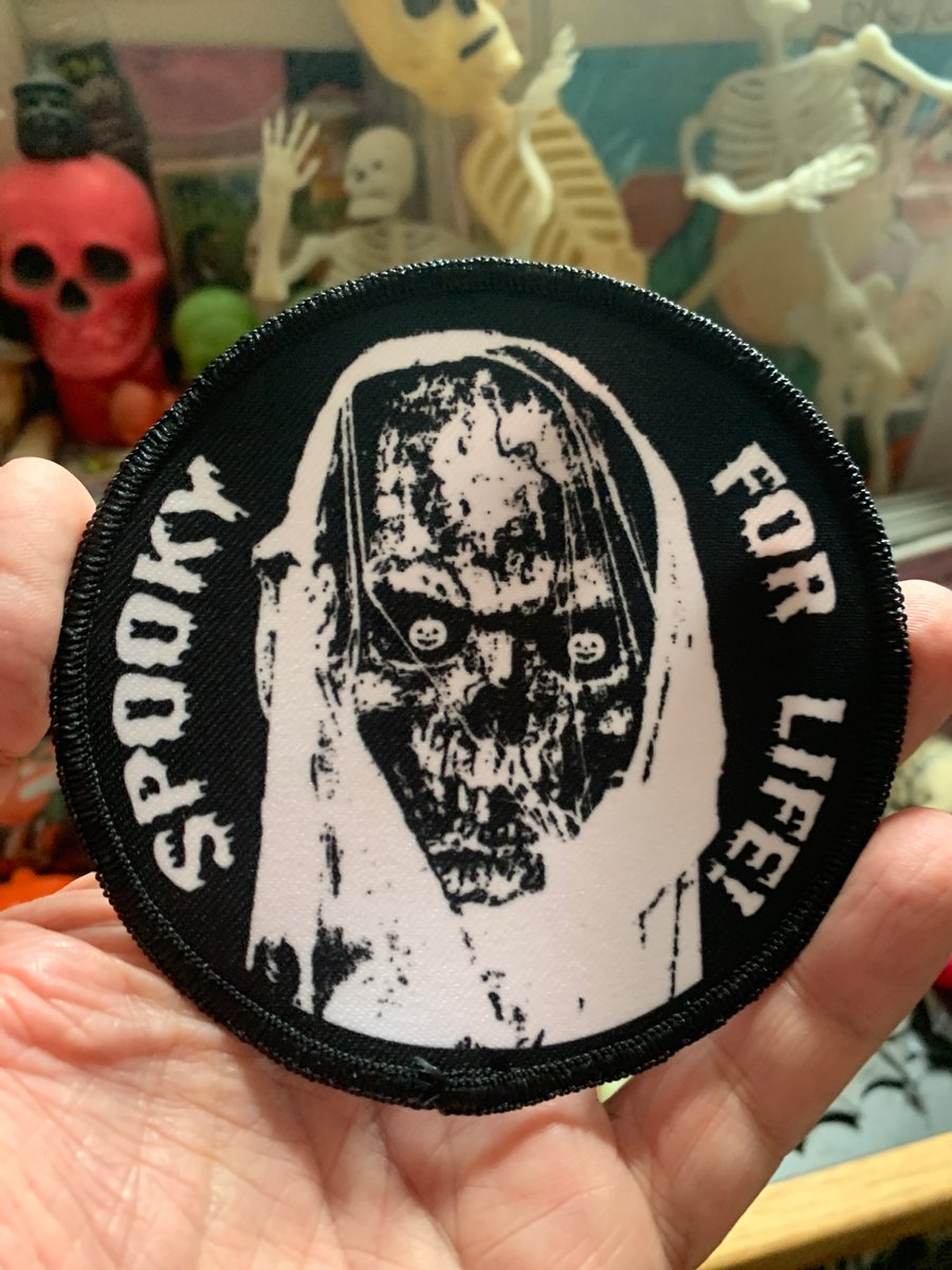 Image of NEW! Spooky for life! -  patch - 16 left 