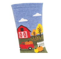 Image 2 of Pumpkin Patch Crew Socks