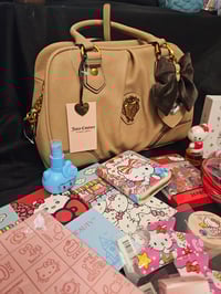 Image 4 of CAROLINAS CUSTOM RESERVED Juicy Couture Romance Satchel Meets Hello Kitty Bundle 